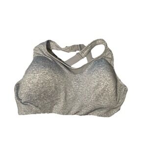 VICTORIA'S SECRET PINK SPORT Sports Bra Medium Gray High Impact Lined‎